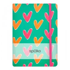 Jegyzetfzet A5 vonalas 96lap kemnyfedeles Spoko Szivek #1