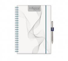 Napt�r tervez� A5 heti Dayliner InSpiral feh�r-k�k (2026) #1