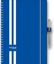 Napt�r tervez� A5 heti Dayliner InSpiral GT k�k-feh�r (2026) #1