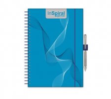 Napt�r tervez� A5 heti Dayliner InSpiral k�k-k�k (2026) #1