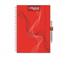 Napt�r tervez� A5 heti Dayliner InSpiral piros-piros (2026) #1