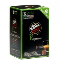 K�v�kapszula 10db Nespresso kompatibilis Vergnano Lungo Intenso #1