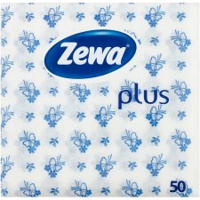 Szalv�ta 50db-os Zewa Plus 1 r�teg� k�k mint�s #1