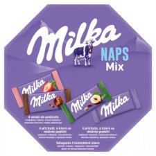 Tejcsokol�d� v�logat�s 138g Milka Naps Mix #1