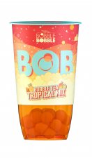 Bubble tea 0.36l BOB Tropical Mix tr�pusi gy�m�lcs�s fekete tea, mang� bobo�val #1
