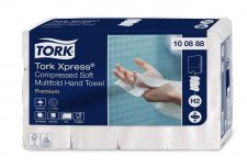 K�zt�rl� t�m�r�tett Interfold 2 r�teg 225lap H2 Premium Tork Xpress Soft Multifold feh�r (100889) #1