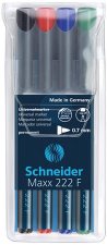 Alkoholos marker kszlet OHP 0,7mm Schneider Maxx 222 F 4 szn #1