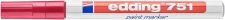 Lakkmarker 1-2mm Edding 751 piros #1