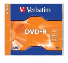 DVD-R lemez AZO 4,7GB 16x norml tok Verbatim #1