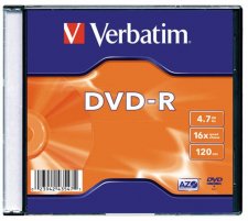DVD-R lemez AZO 4,7GB 16x vkony tok Verbatim #1