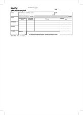 Kiad�si p�nzt�rbizonylat 25x2 Victoria B.318-103 darab! #1