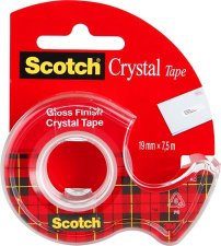 Ragaszt�szalag adagol�n 19mmx7,5m 3M Scotch Crystal #1