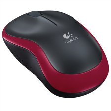 Eg�r vezet�k n�lk�li optikai k�zepes m�ret USB Logitech M185 piros #1
