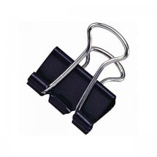 Bindercsipesz 19mm fekete #1