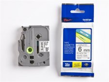 Feliratoz�g�p szalag 6mmx8m Brother feh�r-fekete #1