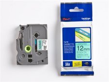 Feliratoz�g�p szalag 12mmx8m Brother z�ld-fekete #1