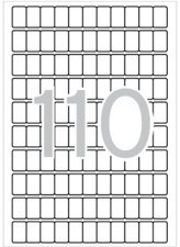 Etikett 12x18mm kerek�tett sark� A5 Apli 1650 etikett/csomag #1