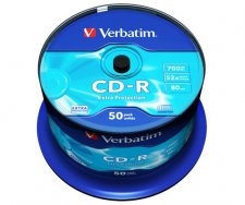 CD-R lemez 700MB 52x hengeren Verbatim DataLife #1