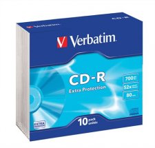 CD-R lemez 700MB 52x vkony tok Verbatim DataLife #1