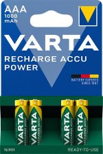 Tlthet elem AAA mikro 4x1000mAh Varta Power #1