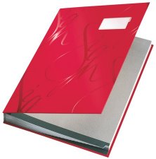 Alrknyv A4 18 rszes karton Leitz Design piros #1