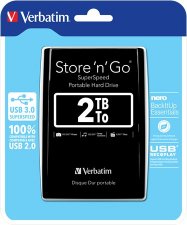 2,5 HDD (merevlemez) 2TB USB 3.0 Verbatim fekete #1