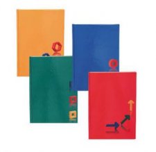 F�zet mutat� A5 vonalas 96lap ABC regiszteres #1