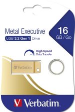 Pendrive 16GB USB 3.0 Verbatim Exclusive Metal arany #1