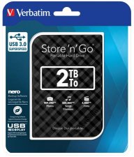 2,5 HDD (merevlemez) 2TB USB 3.0 Verbatim Store n Go fekete #1
