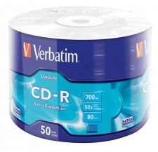 CD-R lemez 700MB 52x zsugor csomagols Verbatim DataLife #1