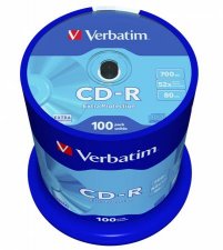 CD-R lemez 700MB 52x hengeren Verbatim DataLife #1