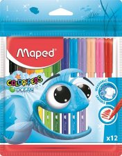 Filctoll kszlet 2mm kimoshat Maped Color Peps Ocean 12 klnbz szn #1