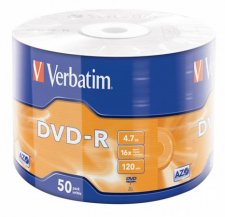 DVD-R lemez 4,7GB 16x zsugor csomagls Verbatim #1