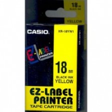 Feliratoz�g�p szalag 18mm x 8m Casio s�rga-fekete #1