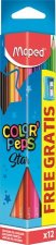 Sznes ceruza kszlet hromszglet hegyezvel Maped ColorPeps 12 klnbz szn #1