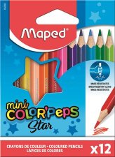 Sznes ceruza kszlet hromszglet Maped ColorPeps Mini 12 klnbz szn #1