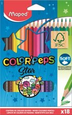 Sznes ceruza kszlet hromszglet Maped ColorPeps 18 klnbz szn #1