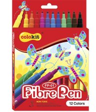 Filctoll kszlet Colokit FibrePen 12 klnbz kszlet #1