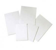 Jegyzettmb A4 50lap vonalas fehr darab! #1