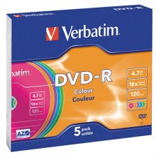 DVD-R lemez sznes fellet AZO 4,7GB 16x vkony tok Verbatim #1