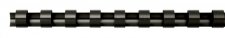 Spir�l m�anyag 6mm 10-20lap Fellowes fekete #1