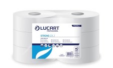 Toalettpapr 2 rteg 23cm 185m Lucart Strong 23J 6db hfehr 812216J #1
