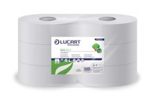 Toalettpapr 2 rteg 23cm 165m Lucart Eco 23J 6db fehr 812206 #1