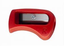 Hegyez egylyuk jobbkezes Stabilo Easy Colors piros #1