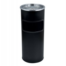 Kltri szemetes hamutartval kombinlt 25x58cm fekete #1