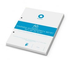 Gyrs knyv bett A5 sima 50lap Boxer fehr #1