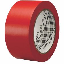Ipari jelz�szalag 50mmx33m 3M piros #1