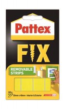 Ragaszt�cs�k k�toldal� visszaszedhet� 20x40mm Henkel Pattex Fix #1