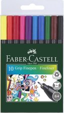 Rostirn kszlet 0,4mm Faber-Castell Grip 10 klnbz szn #1