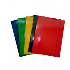 Gumis mappa karton A4 Petit Plus 350gr fekete #1